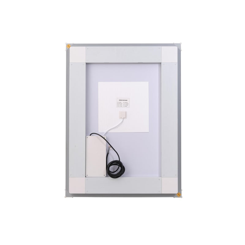 Elegant Kitchen and Bath Riven 2 Strip Light 36x27 LED Mirror, White