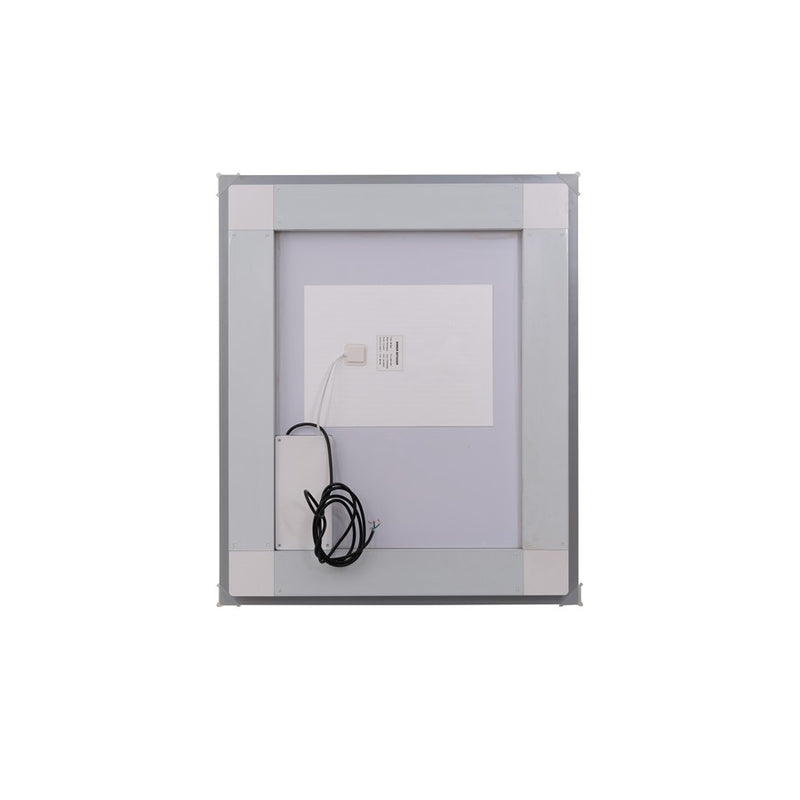 Elegant Kitchen and Bath Riven 2 Strip Light 36x30 LED Mirror, White