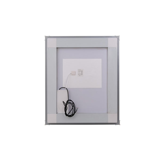 Elegant Kitchen and Bath Riven 2 Strip Light 36x30 LED Mirror, White