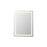 Elegant Kitchen and Bath Riven 2 Strip Light 40x30 LED Mirror, White