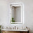 Elegant Kitchen and Bath Riven 2 Strip Light 40x30 LED Mirror, White