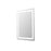 Elegant Kitchen and Bath Riven 2 Strip Light 40x30 LED Mirror, White