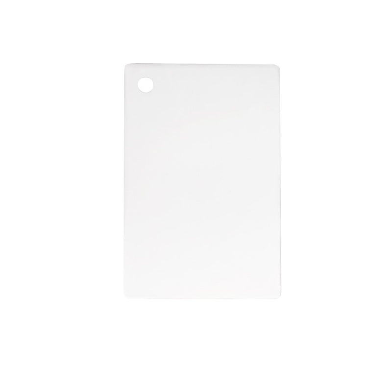 Elegant Kitchen/Bath Metal Finsh Sample 3", White