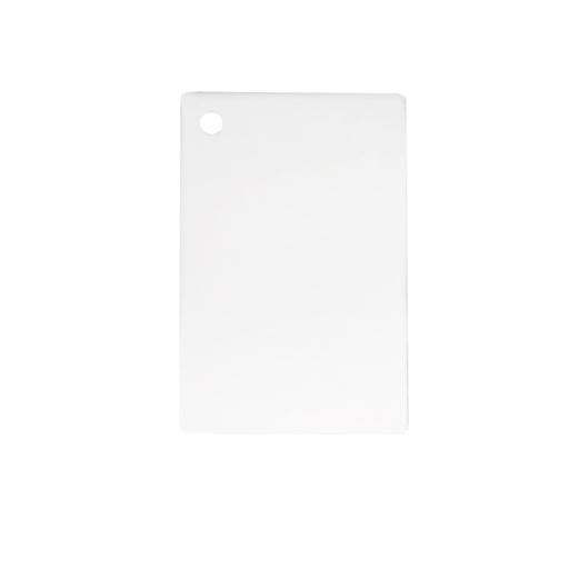 Elegant Kitchen/Bath Metal Finsh Sample 3", White