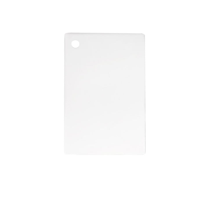 Elegant Kitchen/Bath Metal Finsh Sample 3", White