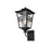 Elegant Lighting Macon 1 Light 8.5" Outdoor Wall Sconce, Black