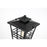 Elegant Lighting Macon 1 Light 8.5" Outdoor Wall Sconce, Black