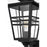 Elegant Lighting Macon 1 Light 8.5" Outdoor Wall Sconce, Black