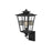 Elegant Lighting Macon 1 Light 8.5" Outdoor Wall Sconce, Black