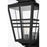 Elegant Lighting Macon 1 Light 12" Outdoor Wall Sconce, Black
