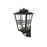 Elegant Lighting Macon 1 Light 12" Outdoor Wall Sconce, Black