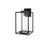 Elegant Lighting Memphis 1 Light 8.5" Outdoor Sconce, Black/Clear
