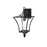 Elegant Lighting Belgrade 1Lt 9.5" Outdoor Wall Sconce, Black/Clear