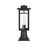 Elegant Lighting Mercer 1 Light Outdoor Post Light, Black