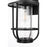 Elegant Lighting Janney 1 Light 11" Outdoor Sconce, Black/Clear