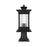 Elegant Lighting Collins 1 Light Outdoor Post Light, Black