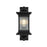 Elegant Lighting Collins 1 Light Outdoor Sconce, Black