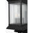 Elegant Lighting Collins 3 Light 9.5" Outdoor Wall Sconce, Black