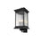 Elegant Lighting Collins 4 Light 12" Outdoor Wall Sconce, Black