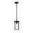 Elegant Lighting Venango 1 Light Outdoor Pendant, Black - OD324H11BK