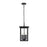 Elegant Lighting Sheridan 4 Light Outdoor Pendant, Black - OD324H16BK