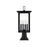 Elegant Lighting Sheridan 4 Light Outdoor Post Light, Black - OD324P21BK