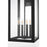 Elegant Lighting Venango 4 Light 12" Outdoor Wall Sconce, Black