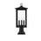 Elegant Lighting Carlisle 3 Light Outdoor Post Light, Black - OD325P22BK