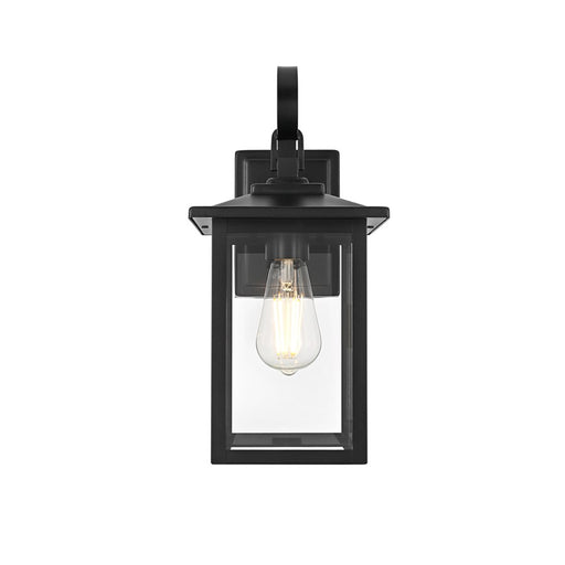 Elegant Lighting Carisle 1 Light 7" Outdoor Wall sconce, Black - OD325W15BK