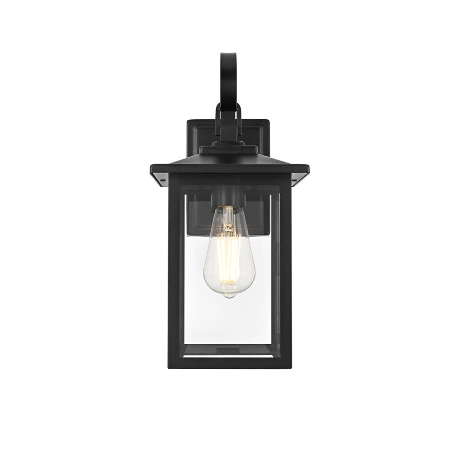 Elegant Lighting Carisle 1 Light 7" Outdoor Wall sconce, Black - OD325W15BK