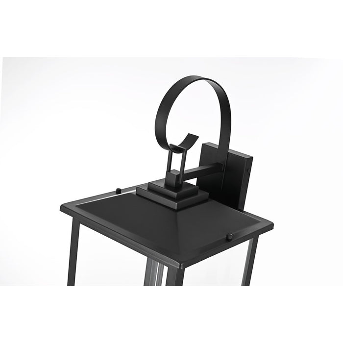 Elegant Lighting Carisle 4 Light 12" Outdoor Wall Sconce, Black