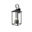 Elegant Lighting Carisle 4 Light 12" Outdoor Wall Sconce, Black