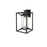 Elegant Lighting Willington 1Lt 9.5" Outdoor Sconce, Black/Clear