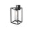 Elegant Lighting Willington 1Lt 12" Outdoor Sconce, Black/Clear