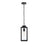 Elegant Lighting Hilton 1 Light Outdoor Pendant, Black - OD330H15BK
