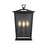 Elegant Lighting Richmond 3 Light Outdoor Pendant, Black - OD331W16BK