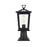 Elegant Lighting Cayman 1 Light Outdoor Post Light, Black - OD332P17BK