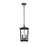 Elegant Lighting Berks 2 Light Outdoor Pendant, Black - OD333H15BK