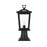 Elegant Lighting Berks 1 Light Outdoor Post Light, Black - OD333P17BK