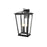 Elegant Lighting Berks 3 Light 12.5" Outdoor Wall Sconce, Black