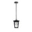 Elegant Lighting Bodine 1 Light Outdoor Pendant, Black - OD337H11BK
