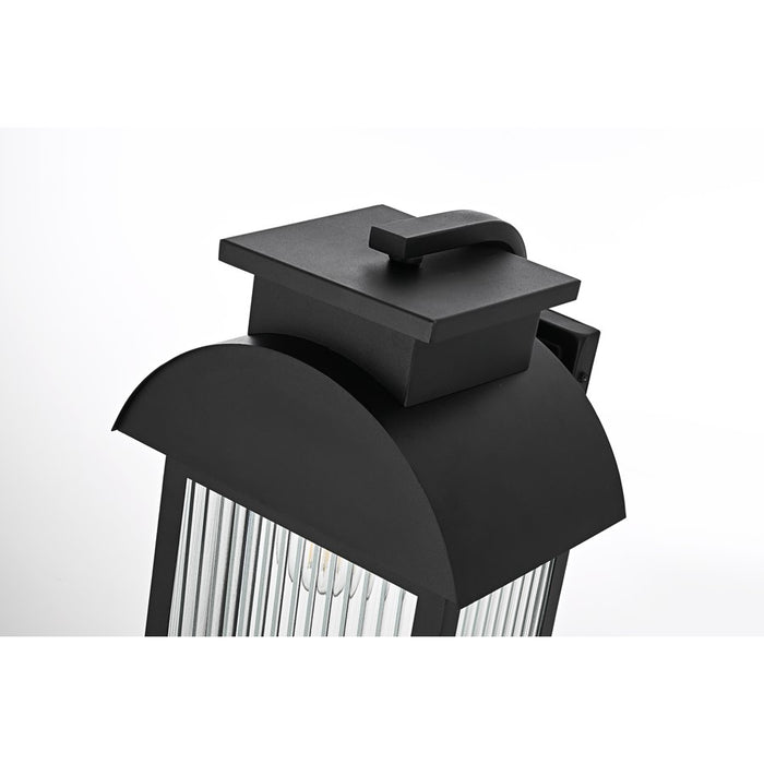 Elegant Lighting Albert 1 Light 10" Outdoor Wall Sconce, Black