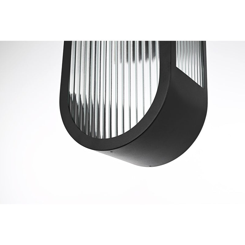 Elegant Lighting Albert 1 Light 10" Outdoor Wall Sconce, Black