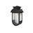 Elegant Lighting Albert 1 Light 10" Outdoor Wall Sconce, Black
