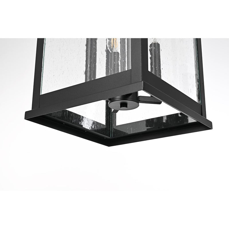 Elegant Lighting Ringgold 4 Light 11" Outdoor Wall Sconce, Black