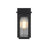 Elegant Lighting Fletcher 1 Light Outdoor Pendant, Black/Clear - OD364W11BK