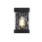 Elegant Lighting Thompson 1 Light 10" Outdoor Sconce, Black/Clear - OD371W10BK