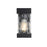 Elegant Lighting Thompson 1 Light 9" Outdoor Sconce, Black/Clear - OD372W9BK