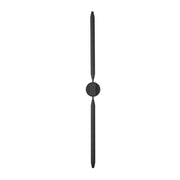 Elegant Lighting Odin 2 Light 5" Outdoor Wall sconce, Black - OD401W50BK