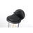 Elegant Lighting Roy 1 Light 6" Outdoor Wall Sconce, Black/Clear